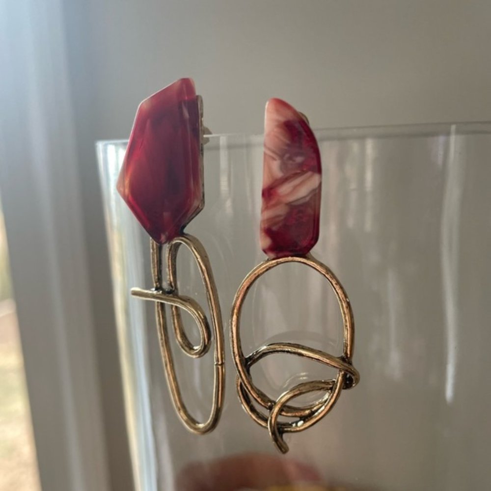 Angelica Stones W Gold Earrings - Picture 3 of 11